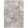 ATTICGO Tapis shaggy moderne intérieur gris, 80 x 150 cm KIVET