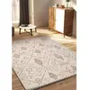 Tapis ethnique crème marron 160 x 235 cm 51096