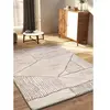 Tapis ethnique crème marron 133 x 190 cm 51091
