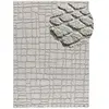 Tapis scandinave avec relief gris 152 x 235 cm 51018