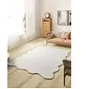 Tapis uni lavable blanc 160 x 230 cm 51136