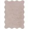 Tapis uni lavable rose poudré 120 x 170 cm 51137