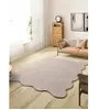 Tapis uni lavable rose poudré 160 x 230 cm 51138
