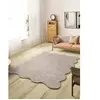 Tapis uni lavable taupe 160 x 230 cm 51140