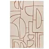 Tapis géométrique intérieur beige cuivre, 200 x 290 cm 51106