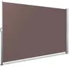 VOUNOT Paravent retractable avec housse de protection 160x300cm Marron