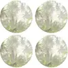 Floorart - 4 Sets de table ronds Haiti  multicolores - D.40 cm OS