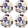 Floorart - 4 Sets de table ronds napperons Bahamas multicolores - D.40...