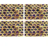 Floorart - 4 Sets de table rectangulaires deluxe 1 multicolores - 30x4...