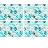 Floorart - 4 Sets de table rectangulairess Mer Méditerranée multicolor...