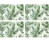 Floorart - 4 Sets de table rectangulaires impression palmier exotique ...