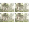 Floorart - 4 Sets de table rectangulaires Haïti multicolores - 30x45 c...