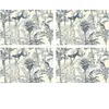 Floorart - 4 Sets de table rectangulaires chimpanzés bleus - 30x45 cm ...