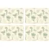 Floorart - 4 Sets de table rectangulaires Trees verts - 30x45 cm T.U