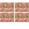 Floorart - 4 Sets de table rectangulairess motif japonais 2 multicolor...