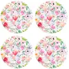 Floorart - 4 Sets de table ronds Bonheur multicolores - D.40 cm OS