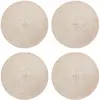 Floorart - 4 Sets de table ronds osier multicolores - D.40 cm T.U