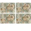 Floorart - 4 Sets de table Oiseau rectangulaires 1 multicolores - 30x4...