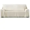 Eysa Plaid polyvalent beige 180 cm (Mesures comptant les franges)