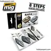 AMMO MIG Peintures Black & White Technique Set