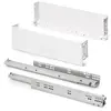 Emuca tiroir extérieur simplex 25kg hauteur 122mm, profondeur 490mm, a...