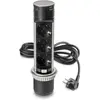 Emuca multiconnecteur vertikal push 60, diamètre 60 mm, 3 prises de ty...