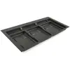Emuca Base Recycle pour poubelles pour tiroir de cuisine, Module 900 mm, gris