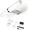 Emuca Spot LED pour miroir de salle de bain Gemini (AC 230V 50Hz), Chromé TU