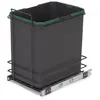 EMUCA Poubelle recyclage auxiliaire cuisine Recycle 35 l fixation au sol