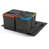 Emuca Ensemble De Contenants Avec Base Recyclable Pour Tiroir De Cuisine