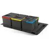 Emuca Ensemble De Contenants Avec Base Recyclable Pour Tiroir De Cuisine