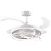 bel-air-home Bel Air Atlas Ventilateur de Plafond avec Lumière et Commande 80W 108cm 4 Pales Rétractables Blanc