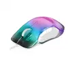 Souris MarsGaming MMGLOWW Avec Fil USB 12800DPI Jeux 7 Boutons Blanc