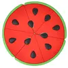 Pizza puzzle pasteque multicolore