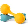 GENERIQUE Hochet lion jaune et ours vert