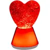 Lampe à paillettes Magic Glow Coeur