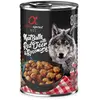 4x400g cerf, romarin Boulettes de viande alpha spirit pour chien + 2 boîtes offertes !