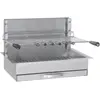 Barbecue charbon FORGEADOUR encastrable inox 961.66