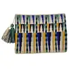 Sac à main Guanabana  Sac Clutch Femme Royal Blue/Green