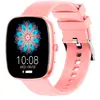 Montre intelligente en silicone rose Cool Border (appels, santé, sport...