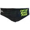 Maillot de bain de waterpolo Turbo Swim-Bike Run noir jaune - S