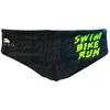 Maillot de bain de waterpolo Turbo Swim-Bike Run noir jaune - XL