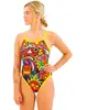 Maillot de bain de natation Turbo Crazy Jungle Revolution multicolore femme - M
