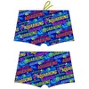 Turbo Slip De Bain Boxer Aquabiking Letters 5XL
