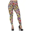 LEGGING PANTALON BARIOLÉ ANNÉES 90 FEMME M Multicolore