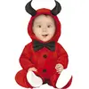 déguisement pyjama diablotin bébé - 12/18 mois - rouge - guirca 83008