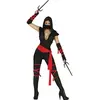Merkloos / Sans marque FIESTAS GUIRCA Déguisement Ninja Costume Adulte Femme Taille 38-40