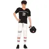 déguisement footballeur américain garçon - 5/6 ans - noir - guirca 82663