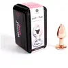 Secret Play Metal Butt Plug Oro Rosa Talla S 7cm 1ud