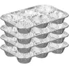 Bergner - Lot de 4 Moules avec 6 cavités chromés - D. 7 cm OS